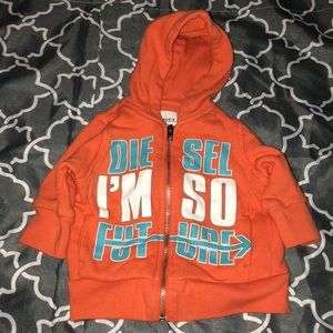 DIESEL Zip up sweat hoodie